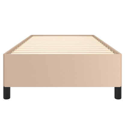 Bedframe Kunstleer Kleurig Cappuccino 90 x 200 cm 35 cm