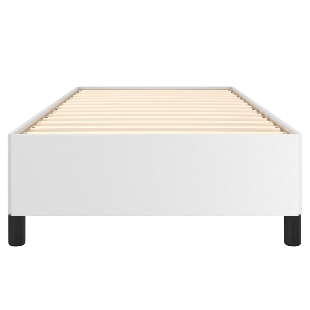 Bedframe Kunstleer Wit 100 x 200 cm 35 cm