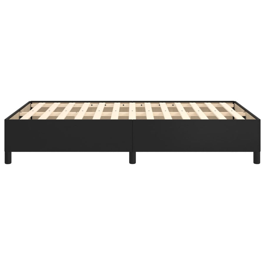 Bedframe Kunstleer Zwart 120 x 200 cm 35 cm