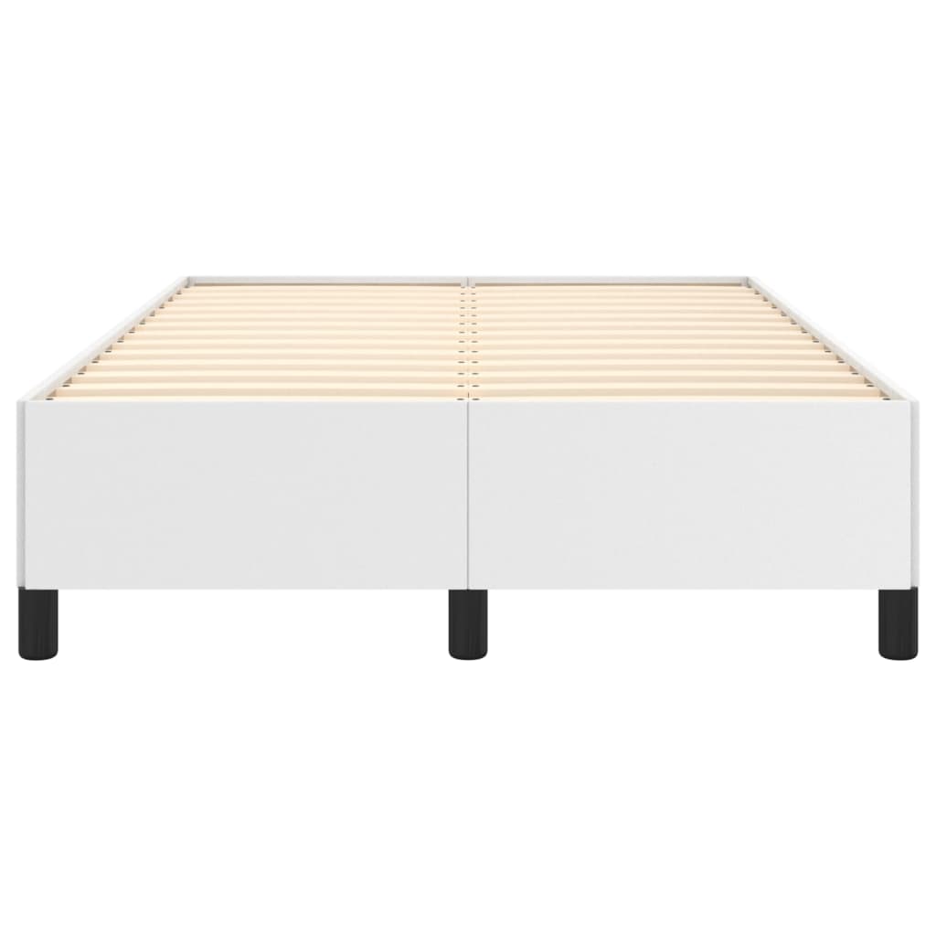 Bedframe Kunstleer Wit 120X200 Cm Wit 120 x 200 cm 35 cm