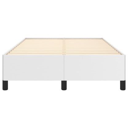 Bedframe Kunstleer Wit 120X200 Cm Wit 120 x 200 cm 35 cm