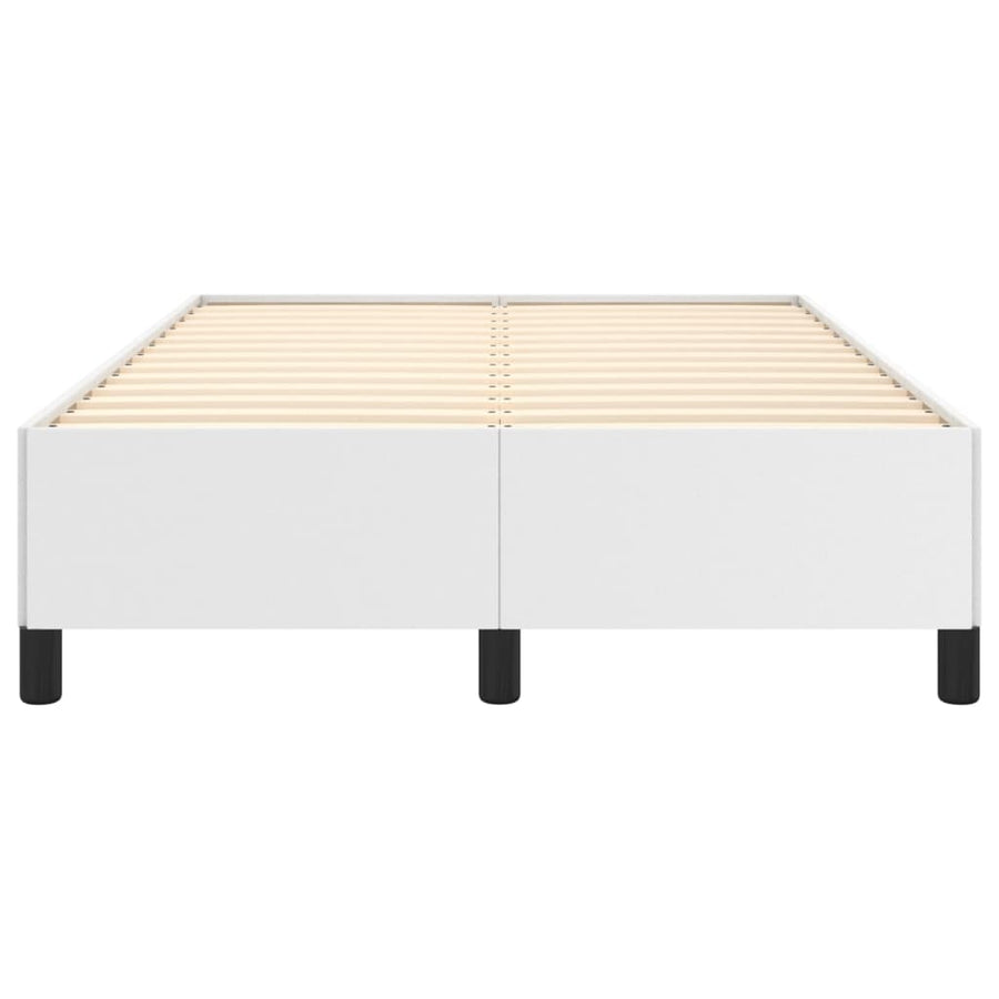 Bedframe Kunstleer Wit 120X200 Cm Wit 120 x 200 cm 35 cm