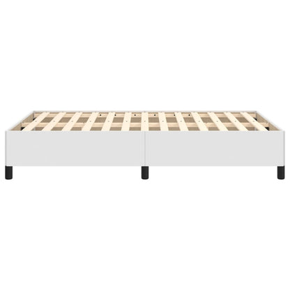 Bedframe Kunstleer Wit 120X200 Cm Wit 120 x 200 cm 35 cm