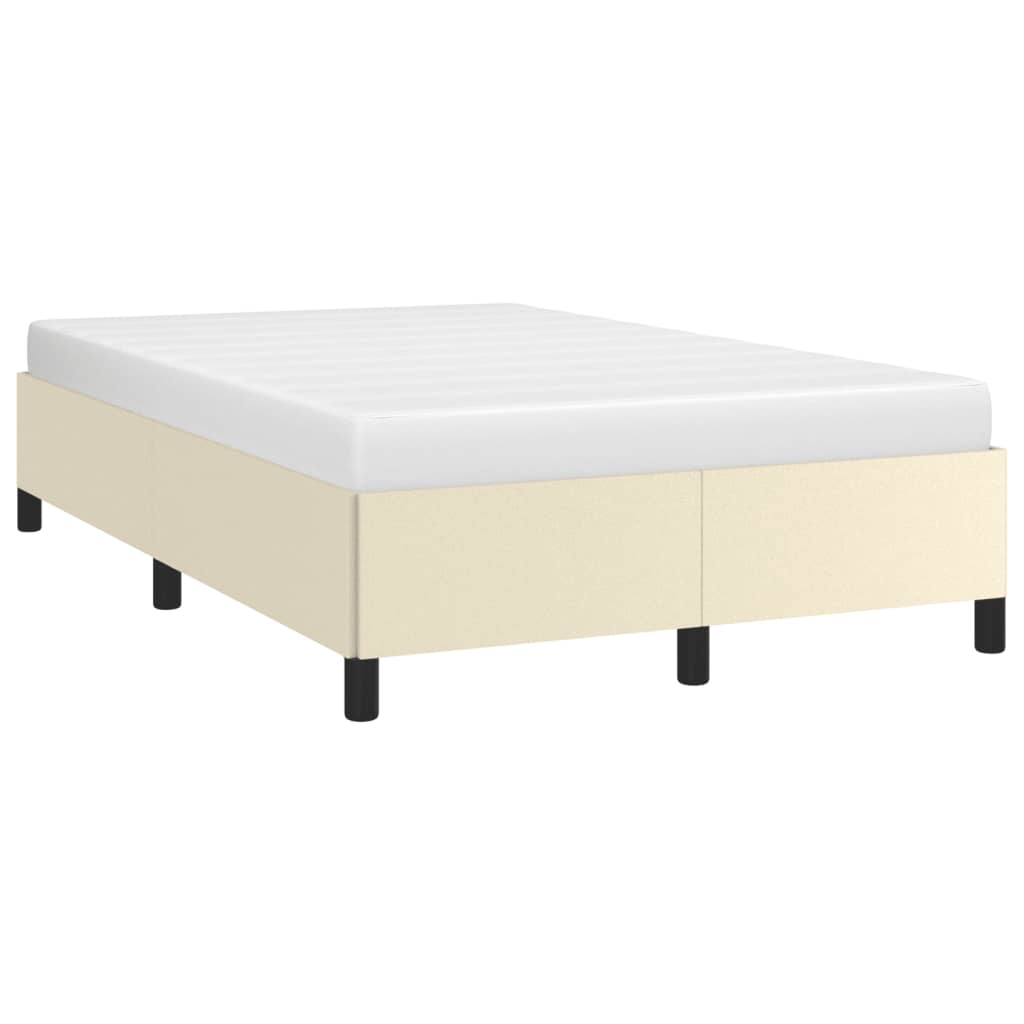 Bedframe Kunstleer Kleurig Crème 120 x 200 cm 35 cm