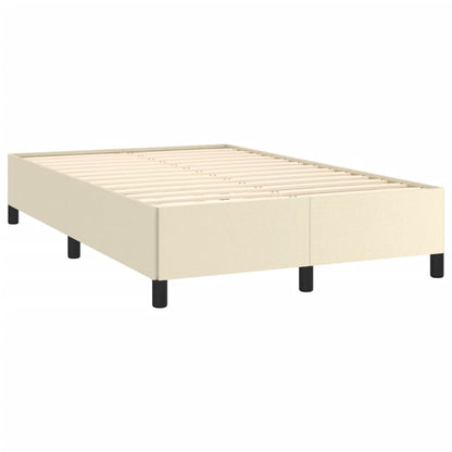 Bedframe Kunstleer Kleurig Crème 120 x 200 cm 35 cm