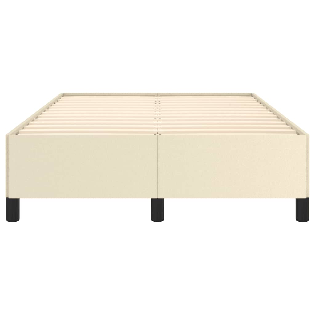 Bedframe Kunstleer Kleurig Crème 120 x 200 cm 35 cm