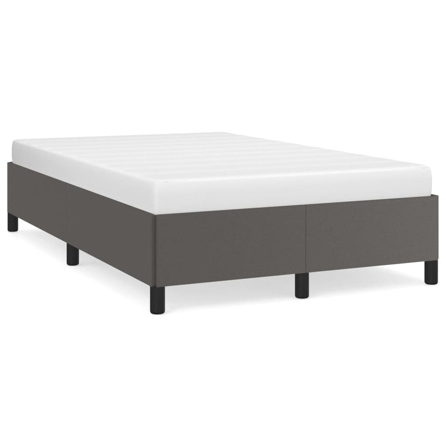 Bedframe Kunstleer Grijs 120 x 200 cm 35 cm