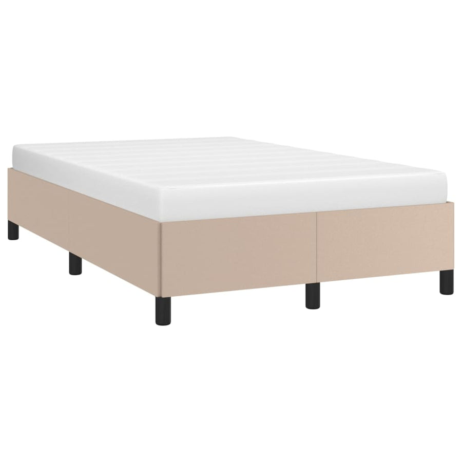 Bedframe kunstleer cappuccinokleurig 120x200 cm 120 x 200 cm 35 cm