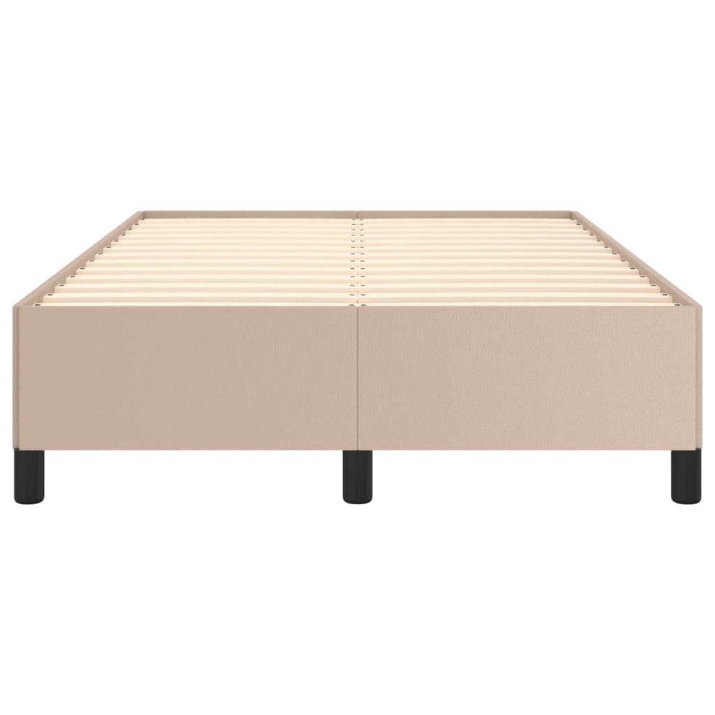 Bedframe kunstleer cappuccinokleurig 120x200 cm 120 x 200 cm 35 cm