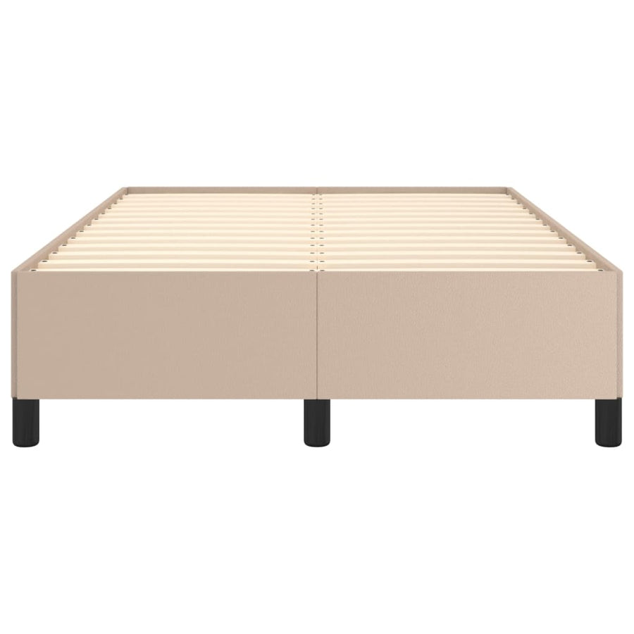 Bedframe kunstleer cappuccinokleurig 120x200 cm 120 x 200 cm 35 cm
