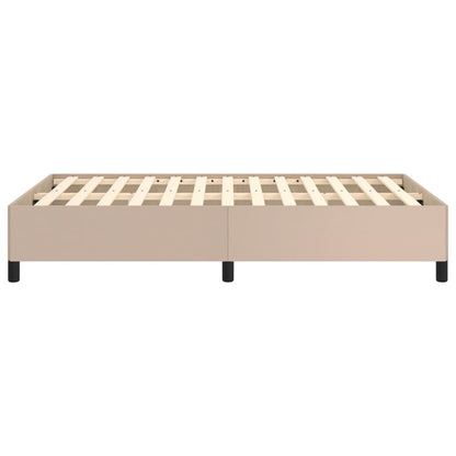 Bedframe kunstleer cappuccinokleurig 120x200 cm 120 x 200 cm 35 cm