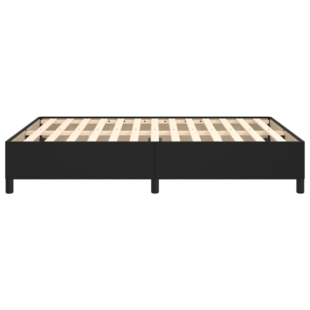 Bedframe Kunstleer Zwart 140 x 190 cm 35 cm