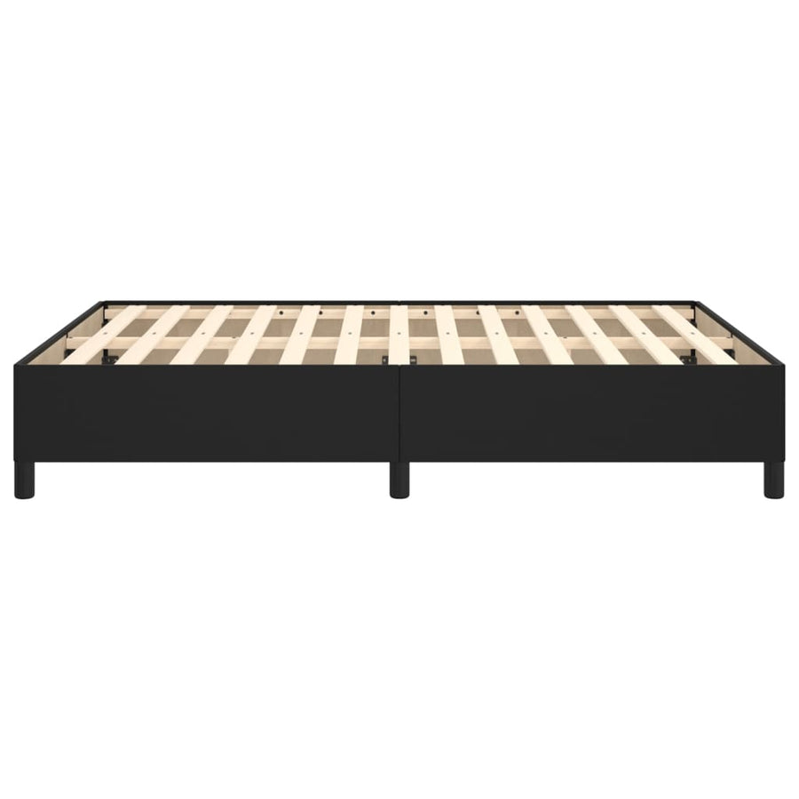 Bedframe Kunstleer Zwart 140 x 190 cm 35 cm