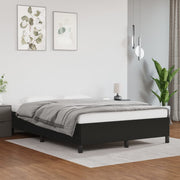Bedframe kunstleer zwart 140x190 cm