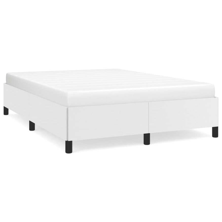 Bedframe Kunstleer Wit 140 x 190 cm 35 cm
