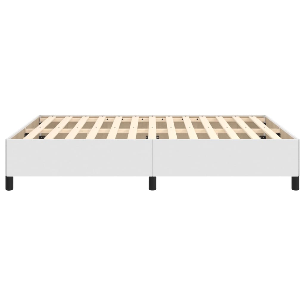 Bedframe Kunstleer Wit 140 x 190 cm 35 cm
