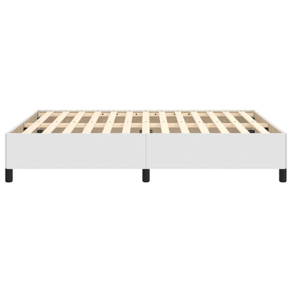 Bedframe Kunstleer Wit 140 x 190 cm 35 cm