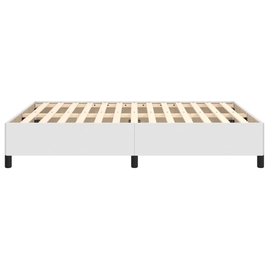 Bedframe Kunstleer Wit 140 x 190 cm 35 cm