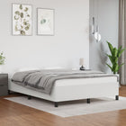 Bedframe kunstleer wit 140x190 cm