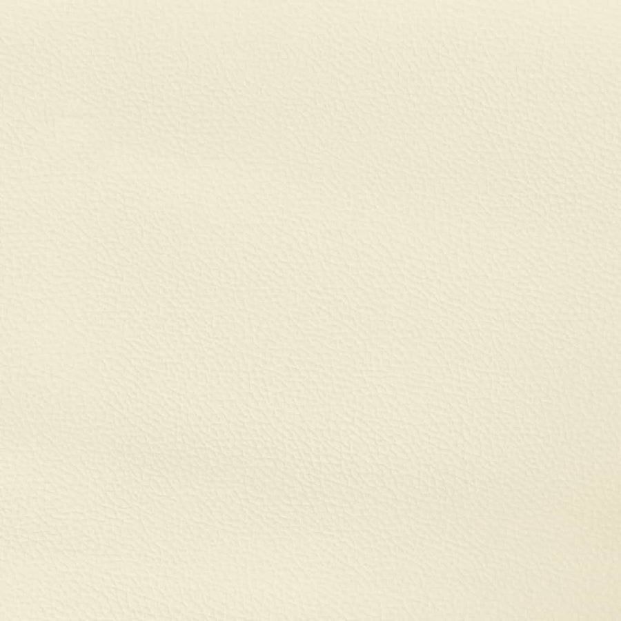 Bedframe Kunstleer Kleurig Crème 140 x 190 cm 35 cm
