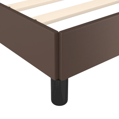 Bedframe Kunstleer Bruin 140 x 190 cm 35 cm