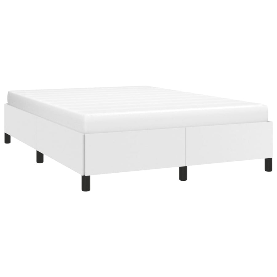 Bedframe Kunstleer Wit 140 x 200 cm 35 cm