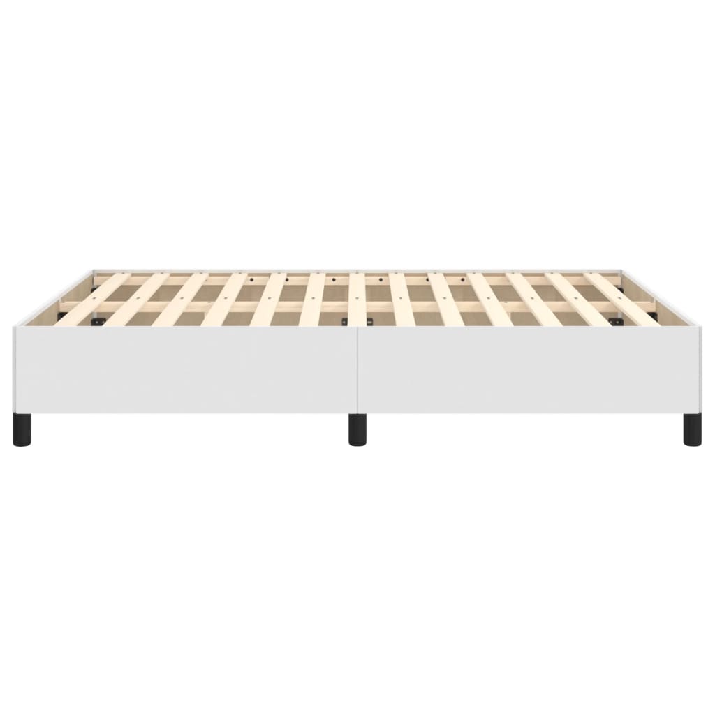 Bedframe Kunstleer Wit 140 x 200 cm 35 cm