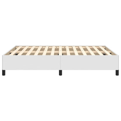 Bedframe Kunstleer Wit 140 x 200 cm 35 cm