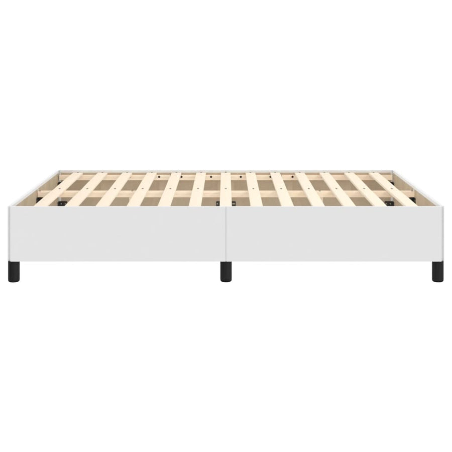 Bedframe Kunstleer Wit 140 x 200 cm 35 cm