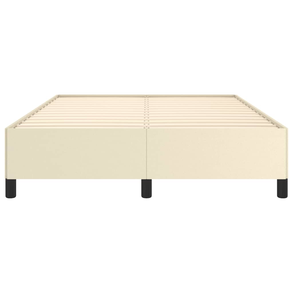 Bedframe Kunstleer Kleurig Crème 140 x 200 cm 35 cm