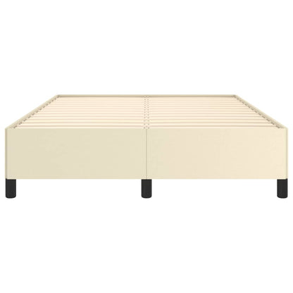Bedframe Kunstleer Kleurig Crème 140 x 200 cm 35 cm