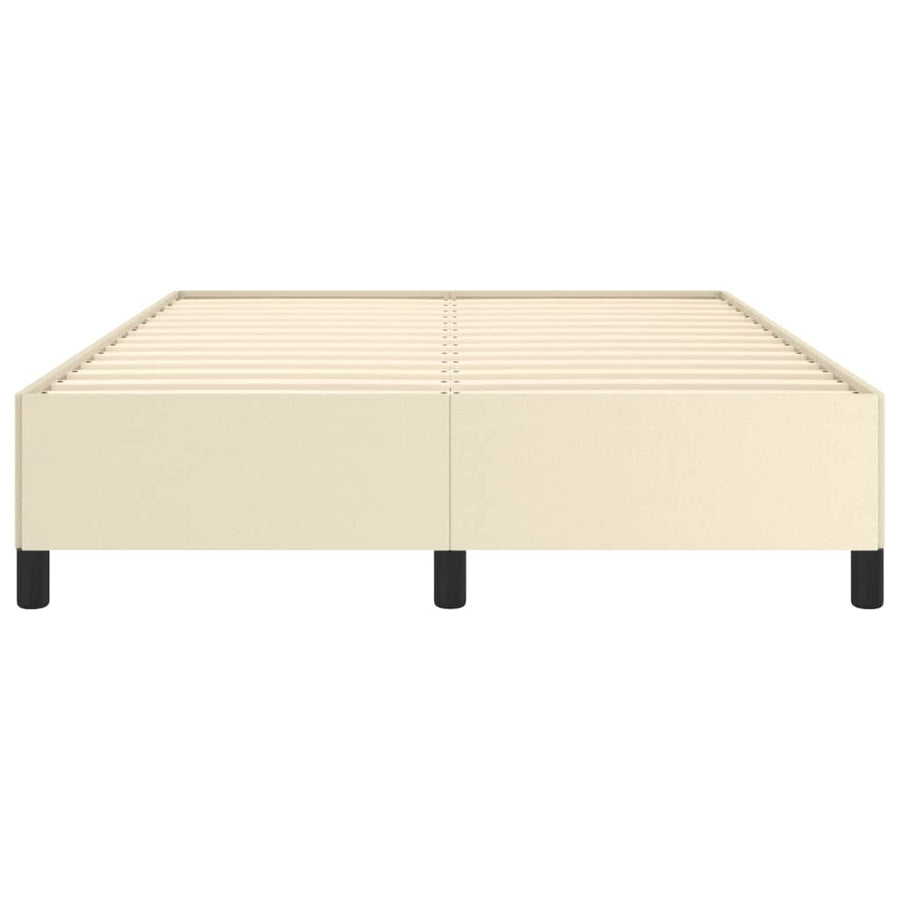 Bedframe Kunstleer Kleurig Crème 140 x 200 cm 35 cm