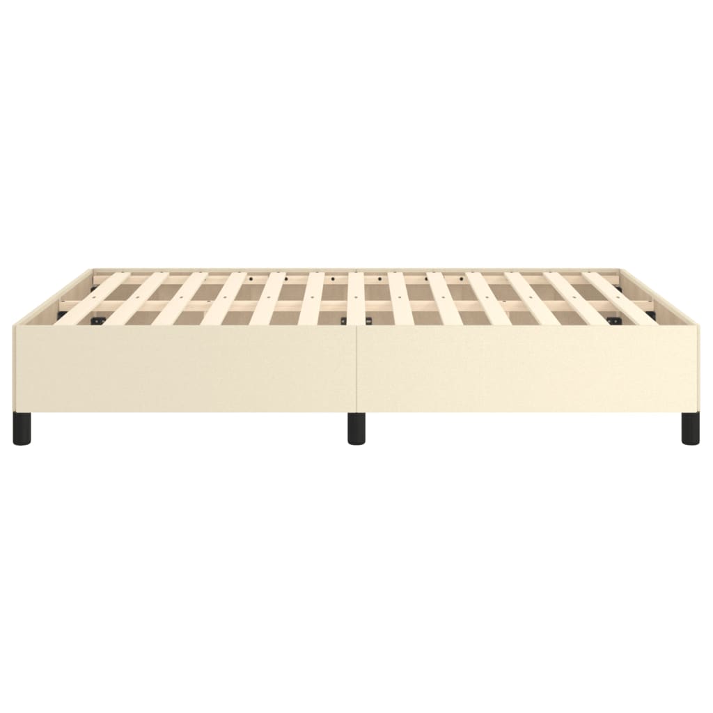 Bedframe Kunstleer Kleurig Crème 140 x 200 cm 35 cm