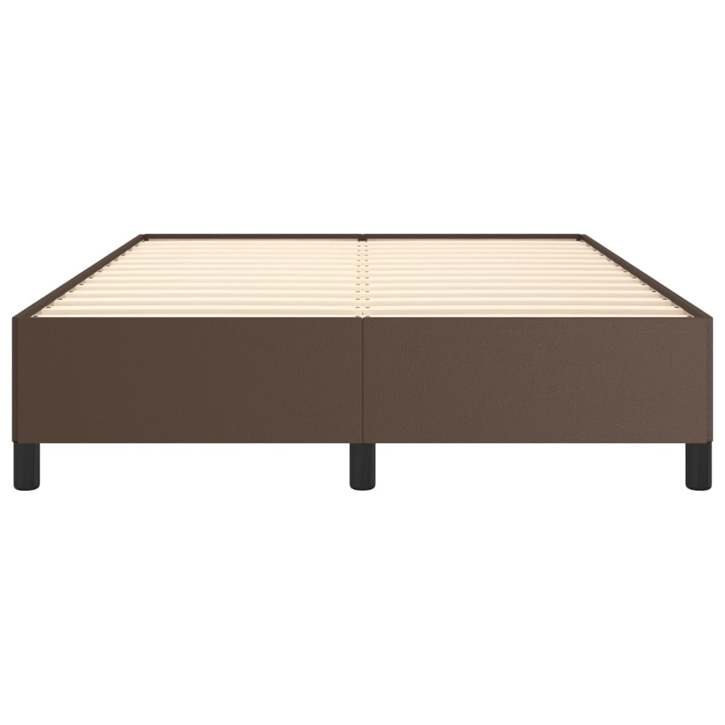 Bedframe Kunstleer Bruin 140 x 200 cm 35 cm