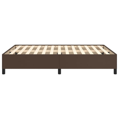 Bedframe Kunstleer Bruin 140 x 200 cm 35 cm