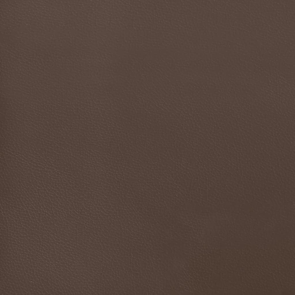 Bedframe Kunstleer Bruin 140 x 200 cm 35 cm