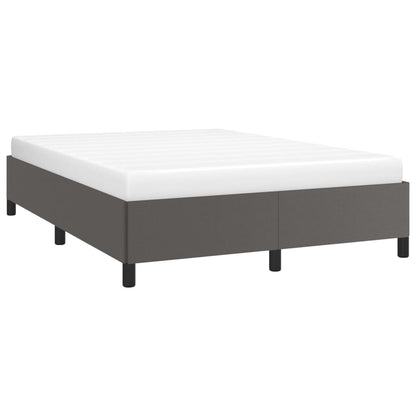 Bedframe kunstleer grijs 140x200 cm 140 x 200 cm 35 cm
