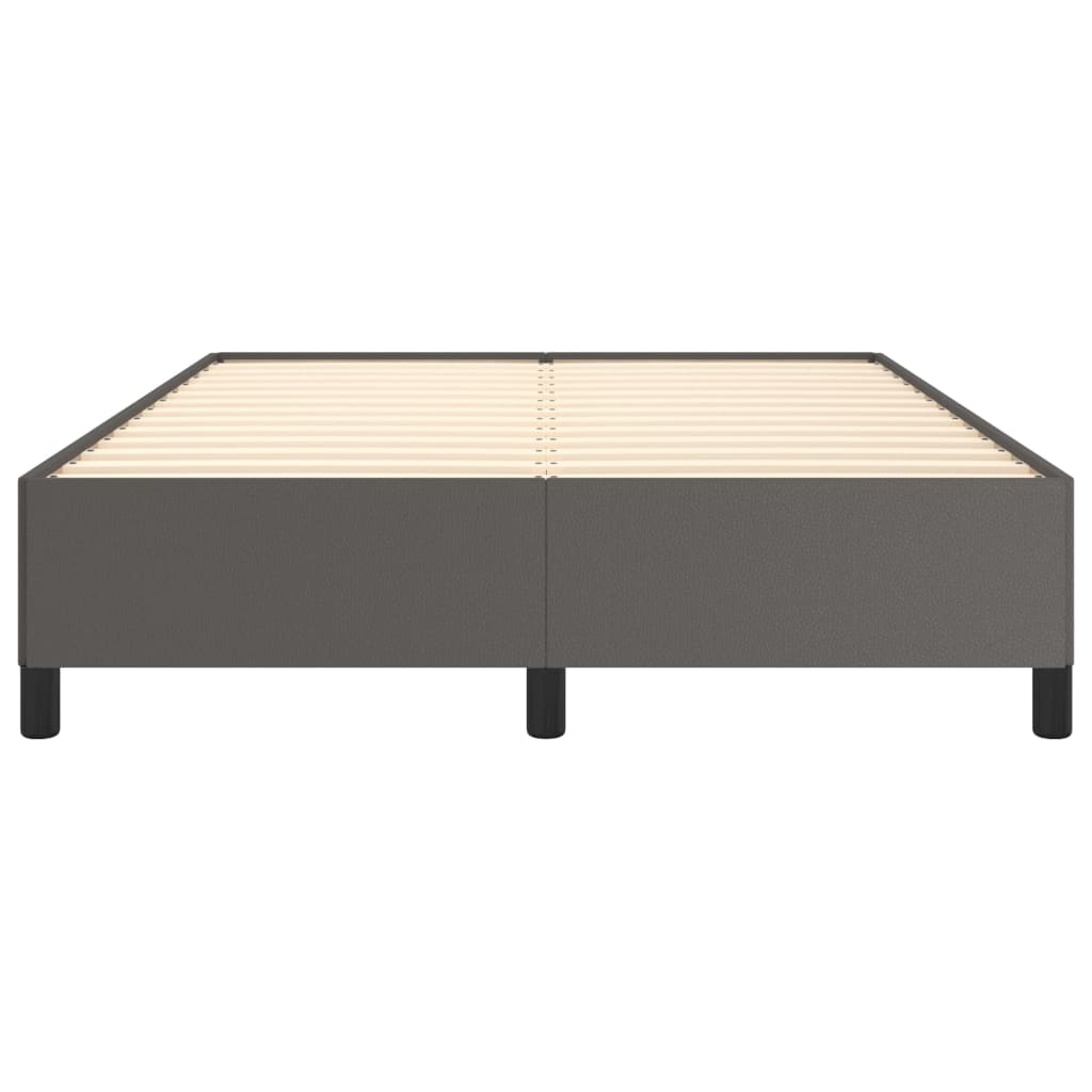 Bedframe kunstleer grijs 140x200 cm 140 x 200 cm 35 cm