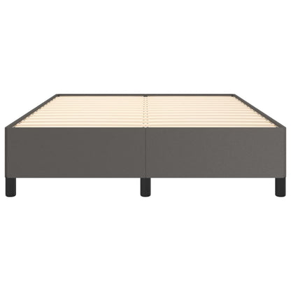 Bedframe kunstleer grijs 140x200 cm 140 x 200 cm 35 cm