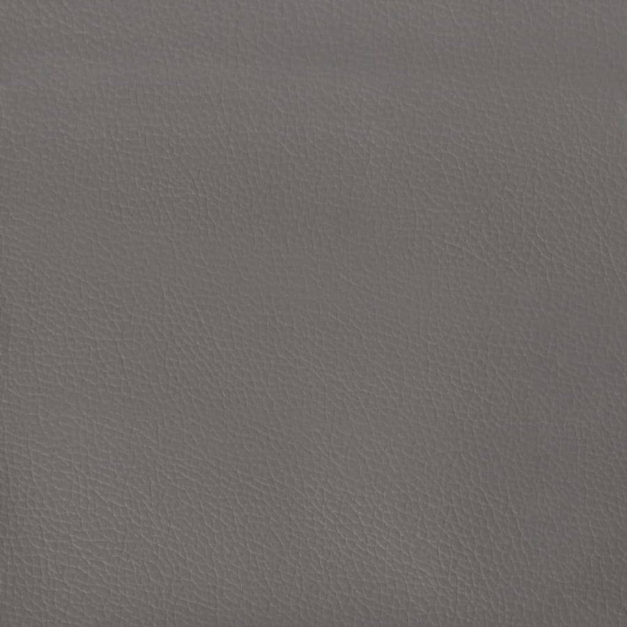 Bedframe kunstleer grijs 140x200 cm 140 x 200 cm 35 cm