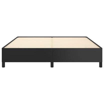 Bedframe Kunstleer Zwart 160 x 200 cm 35 cm
