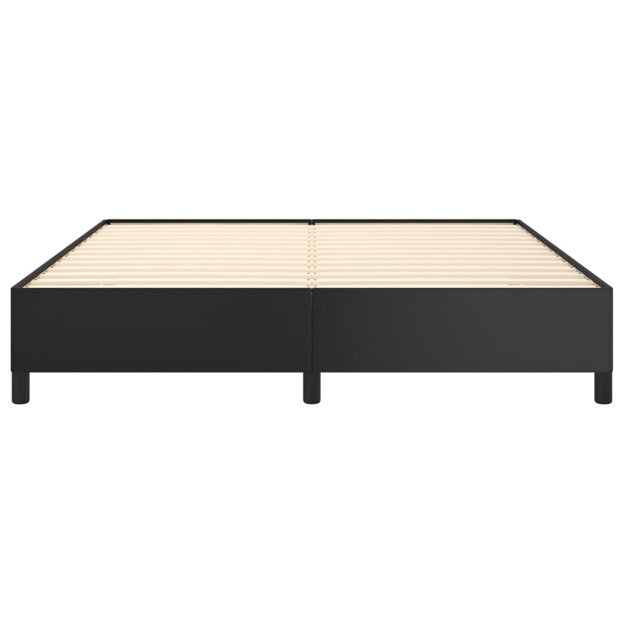 Bedframe Kunstleer Zwart 160 x 200 cm 35 cm