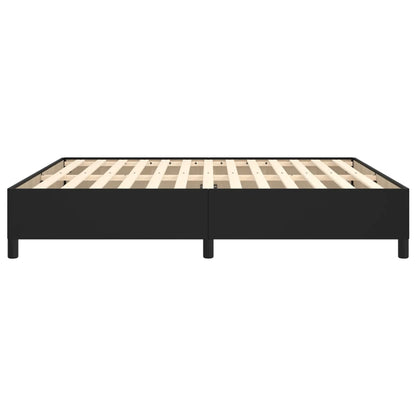 Bedframe Kunstleer Zwart 160 x 200 cm 35 cm
