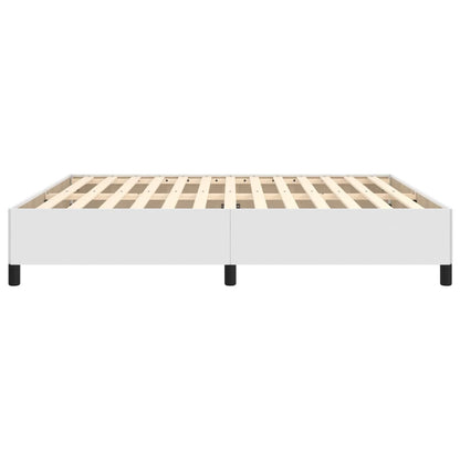 Bedframe Kunstleer Wit 160 x 200 cm 35 cm