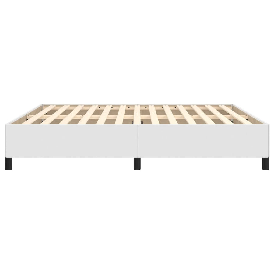 Bedframe Kunstleer Wit 160 x 200 cm 35 cm
