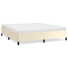Bedframe Kunstleer Kleurig Crème 160 x 200 cm 35 cm