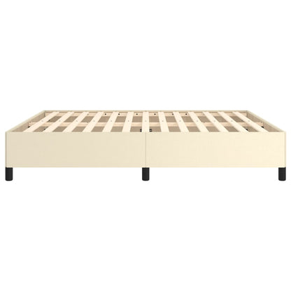 Bedframe Kunstleer Kleurig Crème 160 x 200 cm 35 cm
