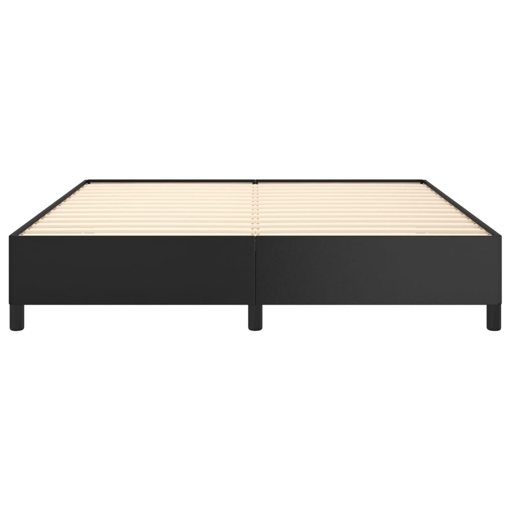 Bedframe Kunstleer Zwart 180 x 200 cm 35 cm