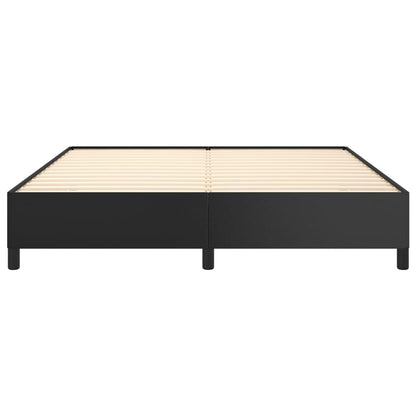 Bedframe Kunstleer Zwart 180 x 200 cm 35 cm
