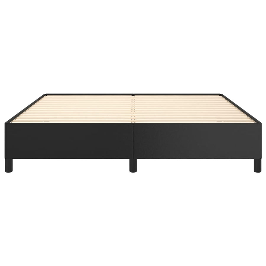 Bedframe Kunstleer Zwart 180 x 200 cm 35 cm